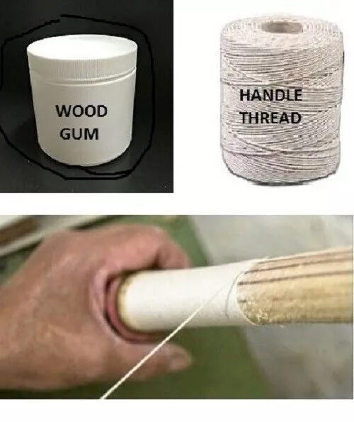 Nylon Cricket Bat Handle Thread with wood glue ,  BEST QUALITY FREE SHIPPING