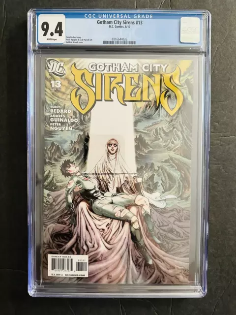 Gotham City Sirens #13 Pieta Homage Harley Quinn CGC 9.4 NM/M Gorgeous Gem Wow