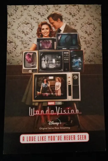 Hot Topic 2021 Promotional Coupon Postcard - Marvel WandaVision Disney+