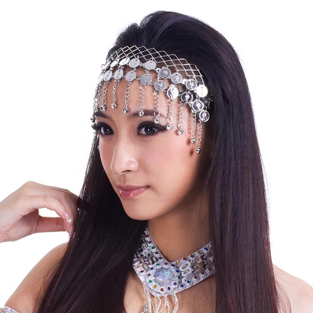 Danse du ventre chapeaux cheveux tête bijoux danse indienne bandeau pièces de