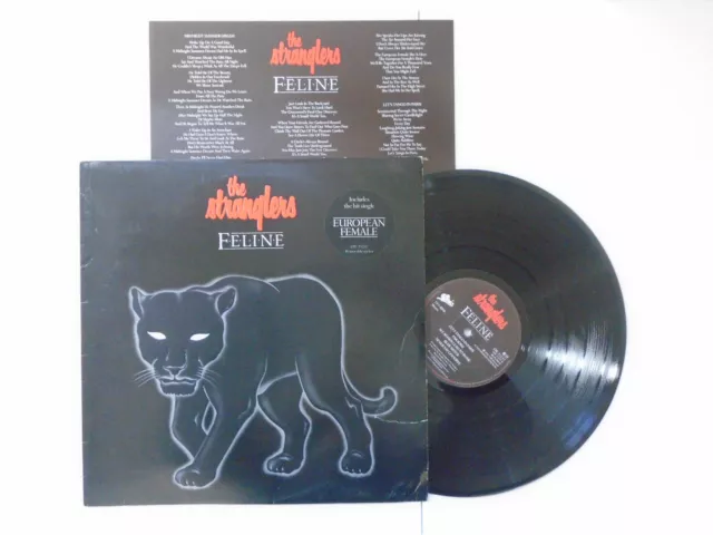 The Stranglers "Feline" 1982 Epic EPC25237 vinyl record ex-vg+