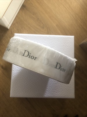 en continu Dior Ruban marine et argent DIOR largeur 1,5cm 