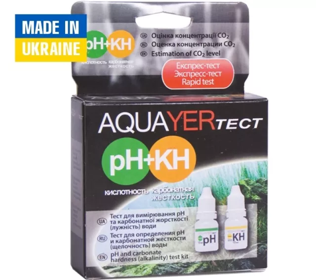 AQUAYER pH+KH (and CO2) Test Kit for Planted Aquarium