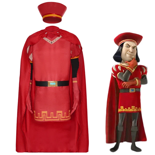 SHREK LORD FARQUAAD Cosplay Costume Green Monster Farquaad Outfit