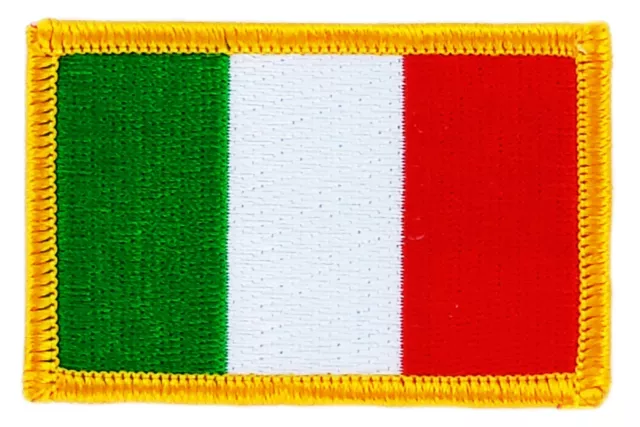 Italy Italian Flag Patches Country Patch Badge Iron On New Embroidered