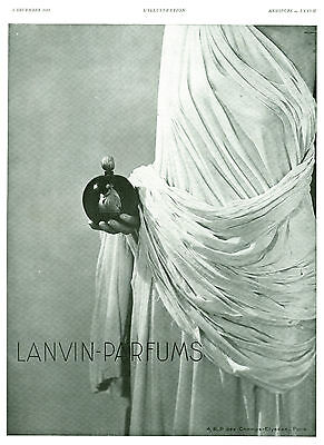 Publicité ancienne parfum LANVIN 1931 issue de magazine 