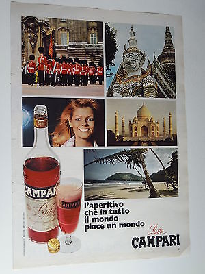 Advertising Pubblicità 1972  CAMPARI Bitter