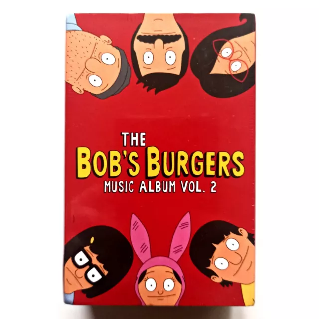 Bob's Burgers – The Bob's Burgers Music Album Vol. 2 (2X Cassette, Red & Yellow)