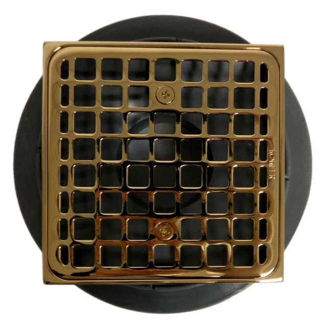 Kohler K-9136-AF Francés Oro Tile-In Cuadrado Ducha Baño Desagüe Montaje