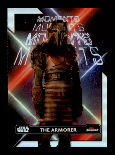 2023 Topps Finest Star Wars THE ARMORER FINEST MOMENTS Insert #FM-6