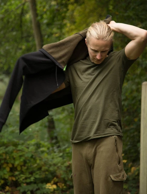 Korda Kore schwarz oliv mit Reißverschluss Hoodie Angeln Kapuzenpullover Kleidung alle Größen