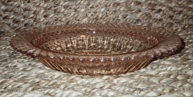 Antique Pink Depression Glass MISS AMERICA -Oval Bowl -Hocking Co. RARE 10"