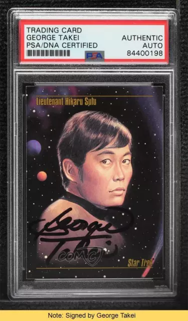 1993 SkyBox Master Series Star Trek George Takei Lieutenant Hikaru Sulu READ ow6
