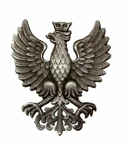 141 Ww1 Ww2 Polish Army Eagle Cap Badge Poland