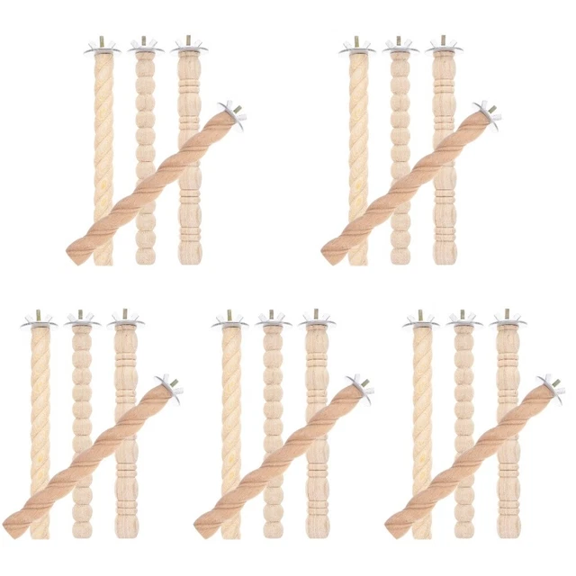 20 pcs bird rope perch Papagei Käfig Spielen Übung Vögel Vogel Barsch Für Käfig