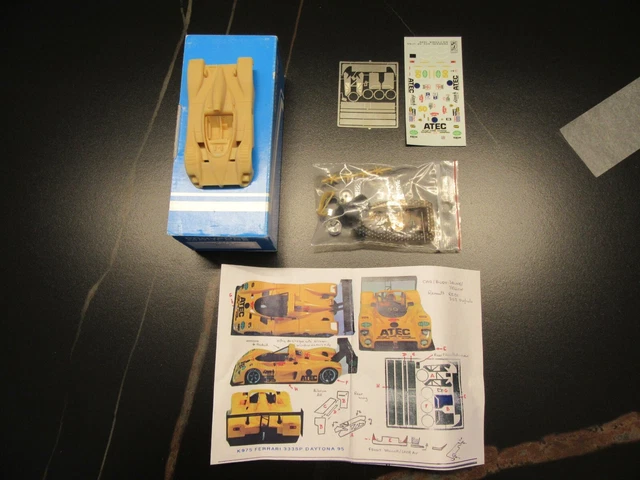 Maquette BBR 1/43 Ferrari 333SP Daytona 1995 - Velez, Evans, Gentilozzi, Van De Poele - Collector