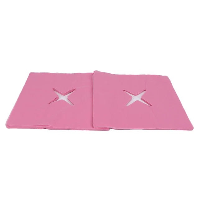 100Pcs Face Rest Cover Hole Design Buon Assorbimento D'acqua Respirabile Dis DB3