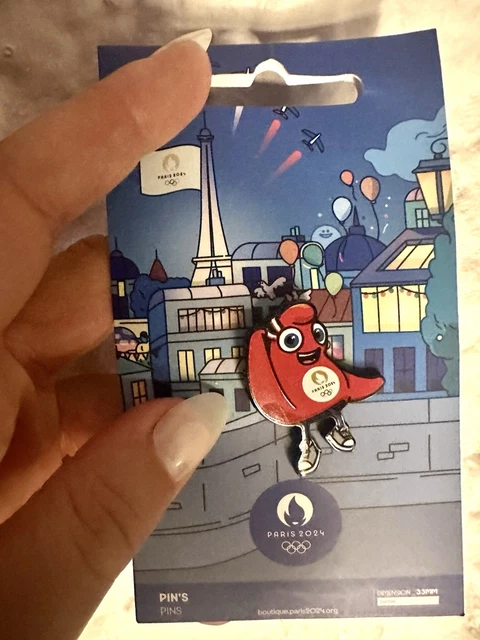 PINS JEUX OLYMPIQUES JO Paris 2024 Drago Burger de terrains de sport EUR 12,50 - FR