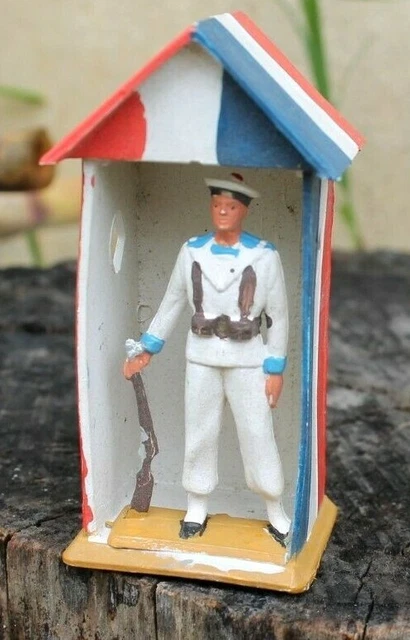 6 SOLDATINI PETIT Soldats Starlux U.S. Marine plastica scala 1:32 cm 6