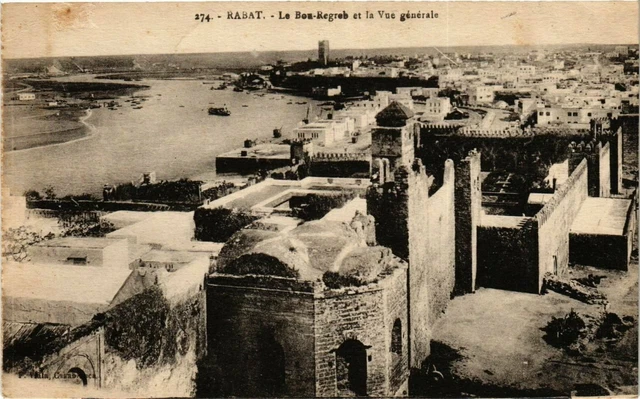 CPA AK MAROC RABAT - Le BOU-Regreb et la Vue générale (280543)