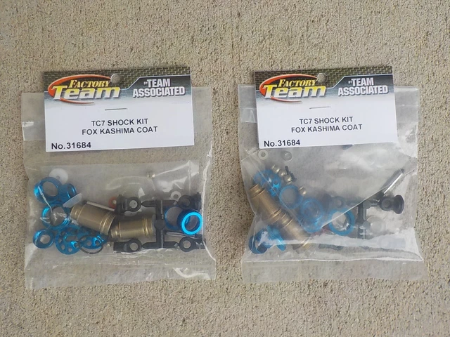 Two Team Associated Factory Team RC10 TC7 Fox Kashima Coat Shock Sets 31684 Two Team Associated Factory Team RC10 TC7 Fox Kashima Coat Shock Sets 31684