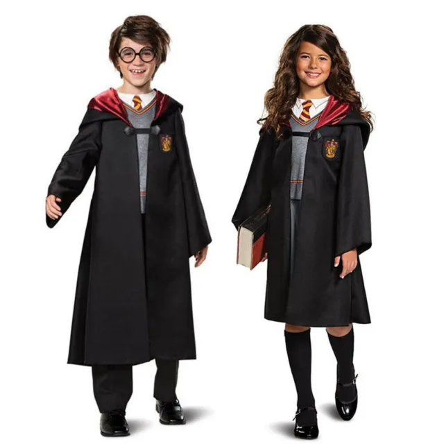 Set uniforme cosplay bambini Harry Potter Hermione Granger Grifondoro costume di fantasia' 3