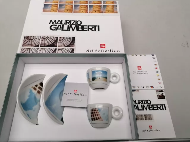 Illy art collection Maurizio Galimberti 2017 - 2 espresso cups and 2 saucers