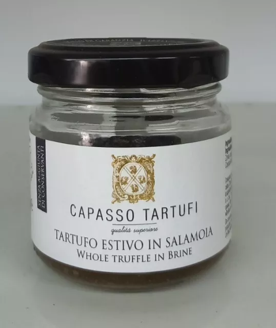 Tartufo Nero Estivo In Salamoia Senza Conservanti Whole Truffle In Brine 20 Gr