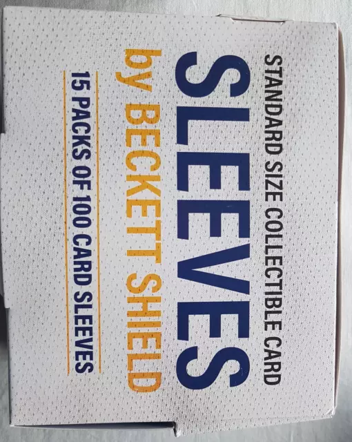 Beckett Shield Sleeves 15 x100 Piece = 1500 Piece