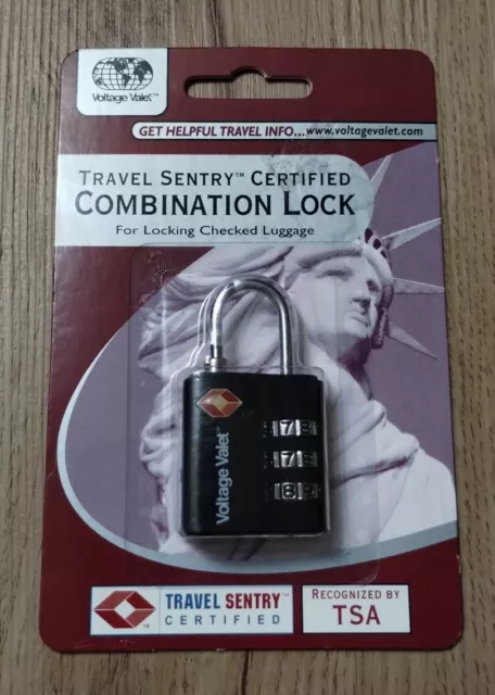 Travel Sentry Certified Lock Your Luggage Before Check-In TSA-Approved Lock