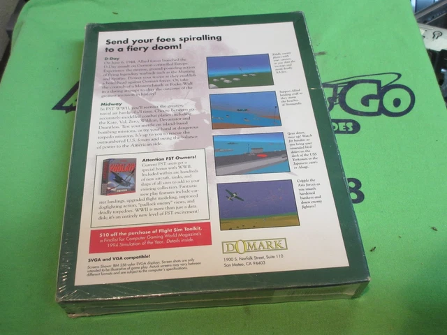 Flight Sim Toolkit World War Ii - Pc Cdrom - Ms-Dos Version 2
