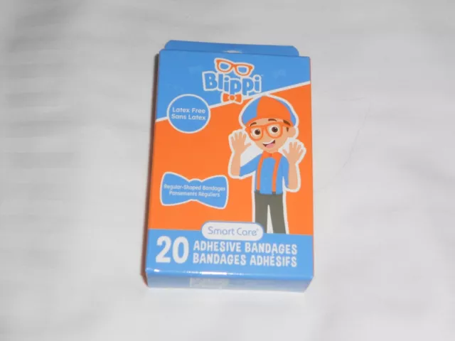 Nuevo, Vendajes Adhesivos Blippi Bandas, Caja De 20