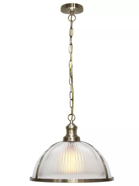 Modern Vintage Industrial Retro Loft Glass Ceiling Shade Pendant Light M0118