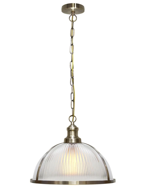 Modern Vintage Industrial Retro Loft Glass Ceiling Shade Pendant Light M0118