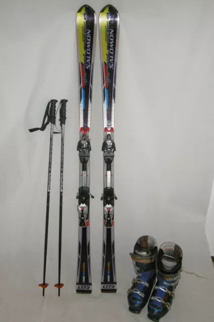 Salomon "Streetracer 8" Top Ski Allround Carver 172 Cm+Head Skischuhe Gr:44 Set