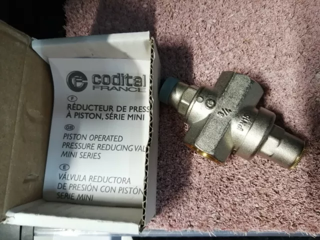 CODITAL -Réducteur - régulateur de pression à piston 3/4"-2015030002000