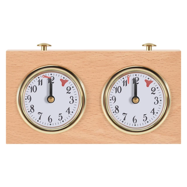VINJOE Scacchi Orologio Digitale Scacchi Timer Professionale per Giochi Da Tavolo, Orologio Digitale Portatile Scacchi & Timer Gioco con Basic, Bonus