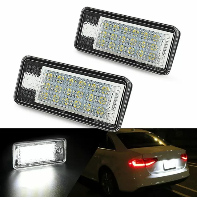 Feux éclairage Plaque d'Immatriculation LED SMD pour Audi A3 A4 A6 A8 Q7 RS4 RS6