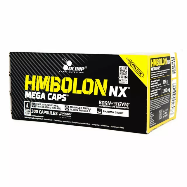 HMBOLON BLISTERS - Formule de HMB Arginine Creatine Malate Nitric Oxide Booster