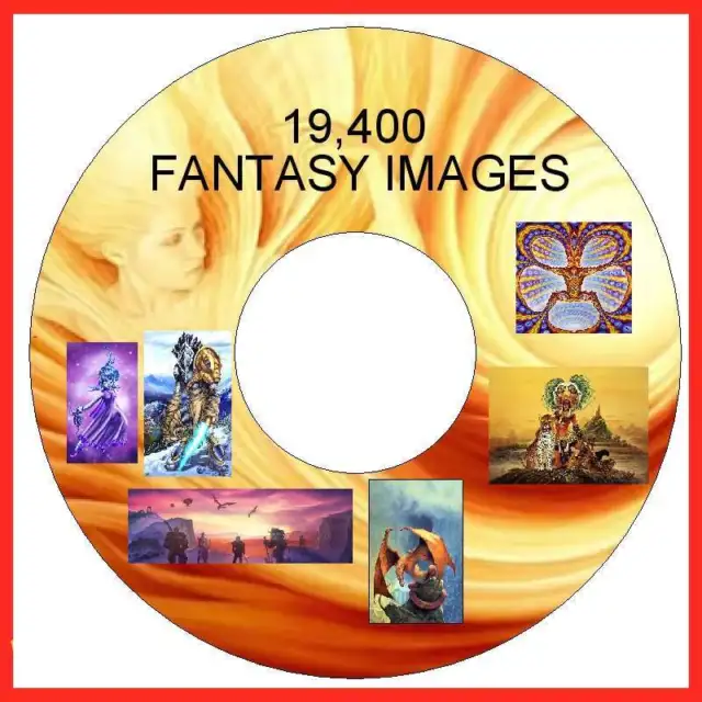 Imágenes de fantasía 19400 en DVD, fabricación de tarjetas y manualidades