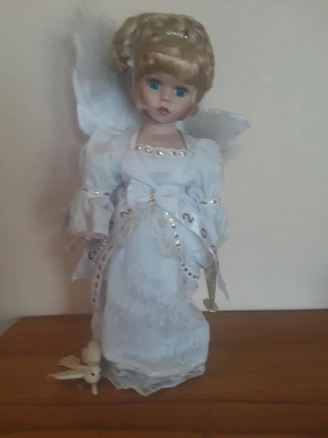 Heritage Signature Collection Guardian Angel Grace Doll w/ stand 12244