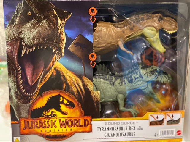 JURASSIC WORLD DOMINION Tyrannosaurus Rex vs Giganotosaurus Roaring