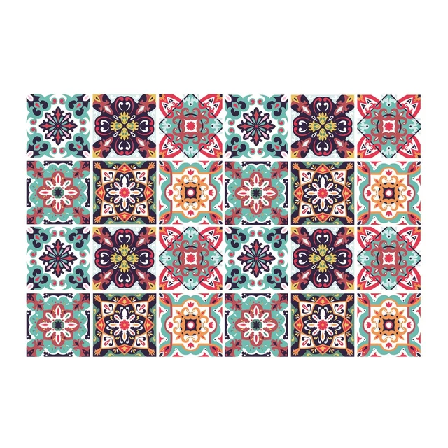 Wandfliesen-Aufkleber Set – 24 Stück 15x15 Cm, Selbstklebend, BubbleFree, Für Küche & Bad