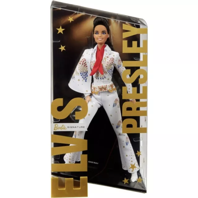 Barbie Signature Elvis Presley Barbie Collector Doll w/American Eagle Jumpsuit