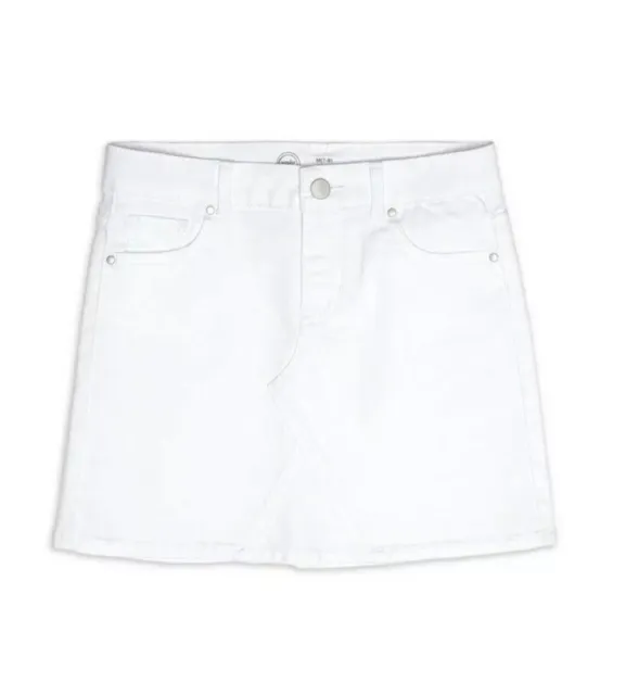 Wonder Nation White Jean Skirt Girl's Size XXL/2X/18 NWT