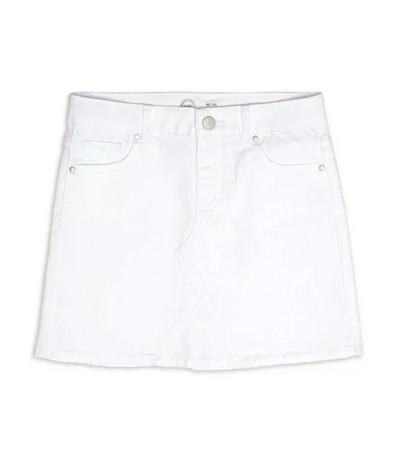 Wonder Nation White Jean Skirt Girl's Size XXL/2X/18 NWT