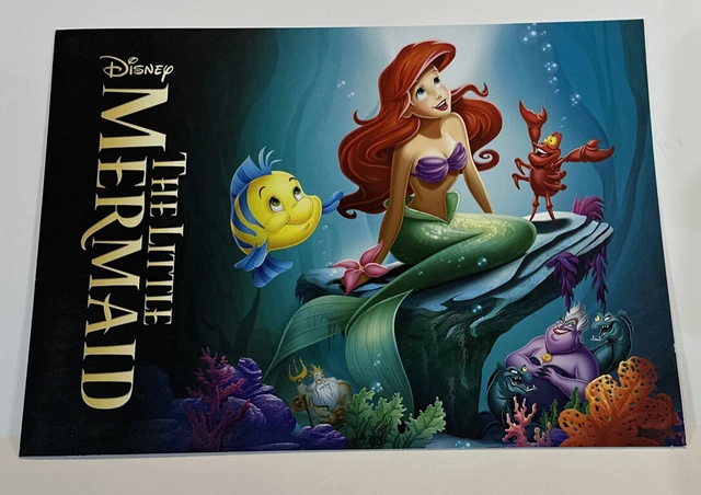 Disney The Little Mermaid Ariel, Ursula, Commemorative Lithograph Original Art
