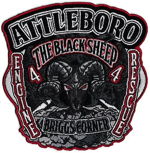 Attleboro, MA Station 4 The Black Sheep Briggs Corner NEW - Fire Patch