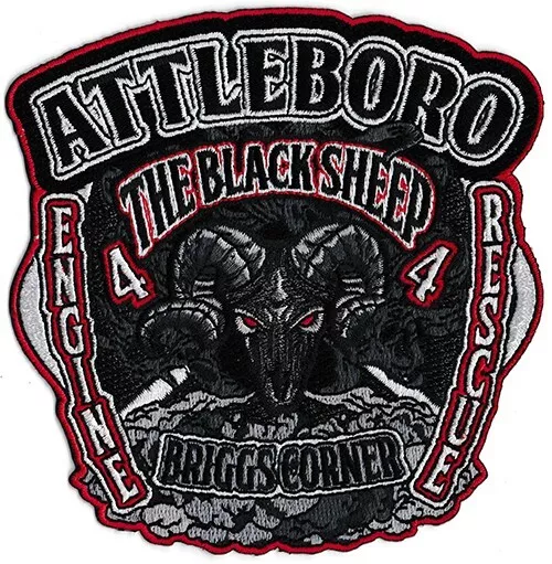 Attleboro, MA Station 4 The Black Sheep Briggs Corner NEW - Fire Patch Attleboro, MA Station 4 The Black Sheep Briggs Corner NEW - Fire Patch