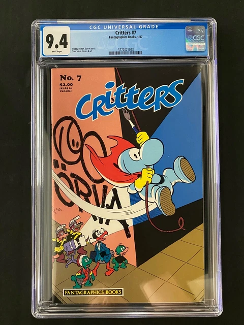 Critters #7 CGC 9.4 (1987) - Stan Sakai - Usagi Yojimbo